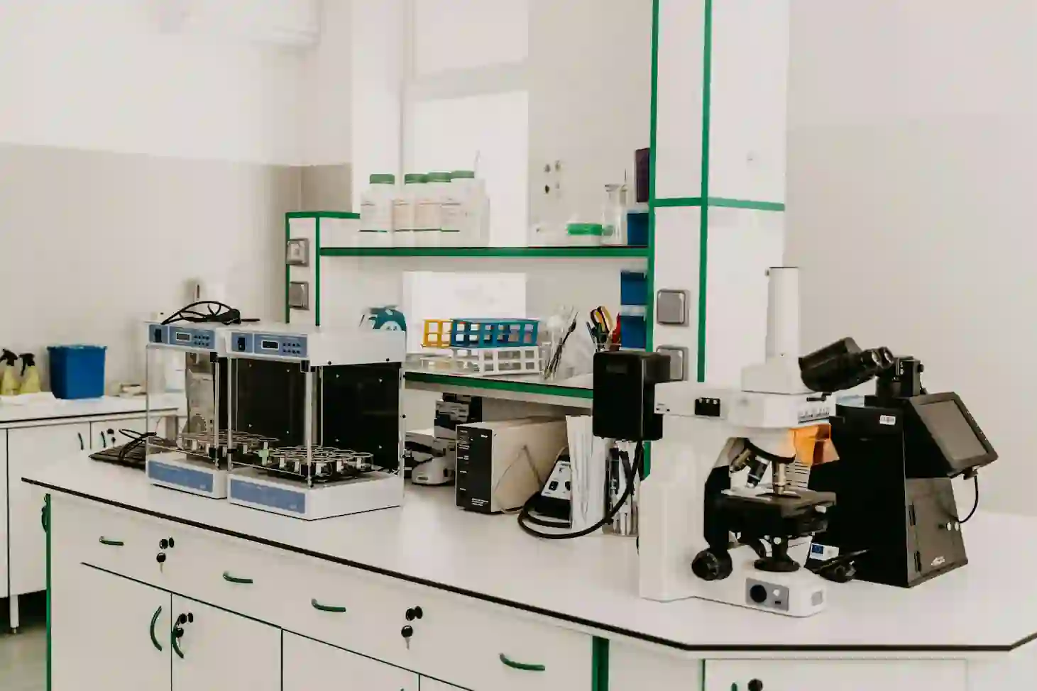 Sample tested in the lab